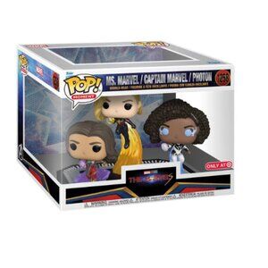 Funko POP! Moment: The Marvels - Ms. Marvel/ Captain Marvel/Photon Figure Set